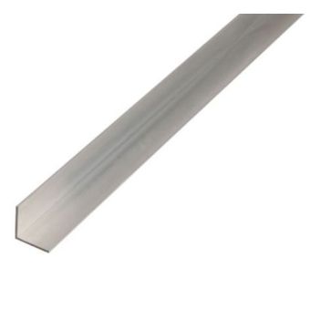 Angle Profile Aluminium Silver Anodised - 40 x 20 x 2 / 1m