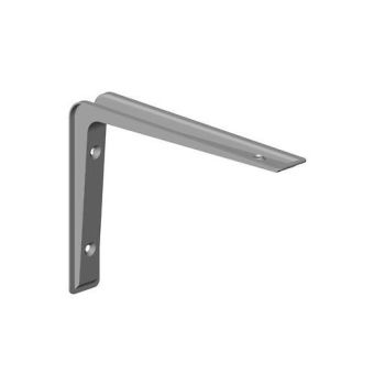 220mm x 155mm Alido Steel Bracket Silver