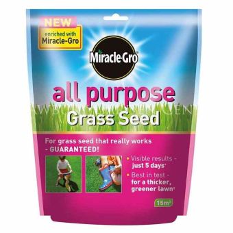 Miracle-Gro All Purpose Grass Seed Pouch 450g