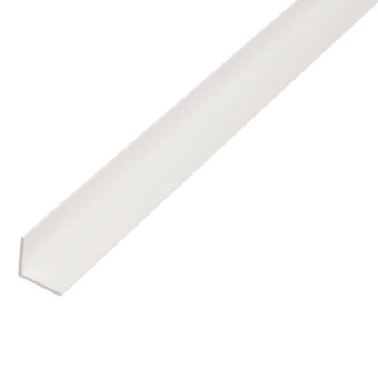 PVC Angle Trim White 50 x 50 x 1.2mm x 2m Equal Angle