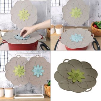 Kitchen Academics Anti-Spill Silicone Lid – Prevent Boil Overs & Splatter