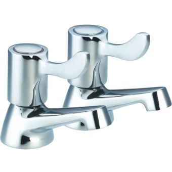 1/2"apollo 1/4" Turn Basin taps Chrome with Levers 