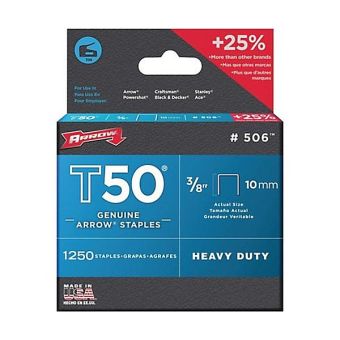 Arrow T50™ 1250 Staples - 10mm