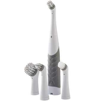 Ashley Electric Cleaning Scrubber Brush with 4 Heads