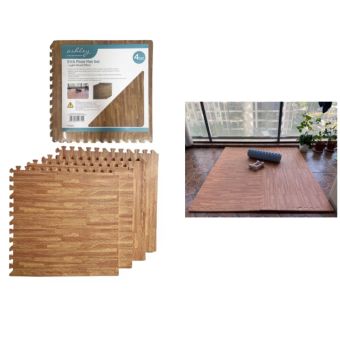 Ashley Eva Floor Mat Set I 4 Pieces I Light