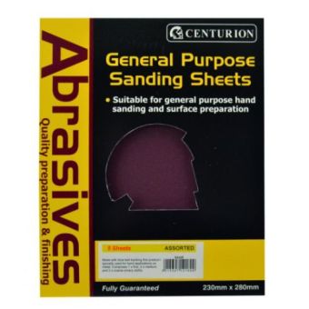 5 Assorted Emery Cloth Pack