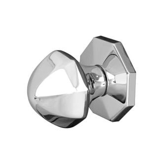 Basta Chrome Centre Door Knob 75mm
