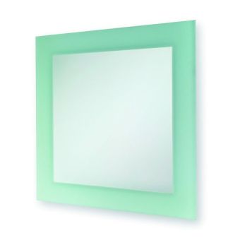 Blue Canyon Bathroom Square Cosmetic Mirror Frosted