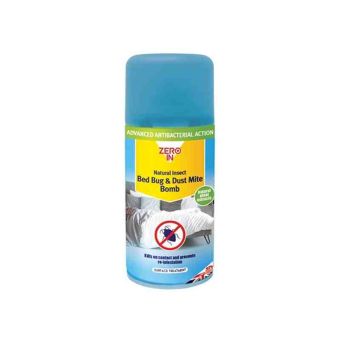 Zero In Bed Bug & Dust Mite Killer Bomb - 150ml Aerosol