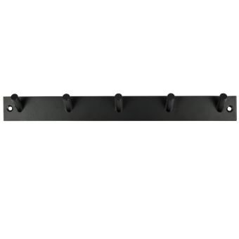 Benson 5 Hook Coat Rack - Black