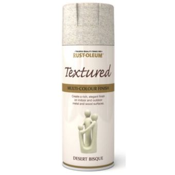 Rust-Oleum Textured Multi Colour Finish Spray Paint - Desert Bisque 400ml