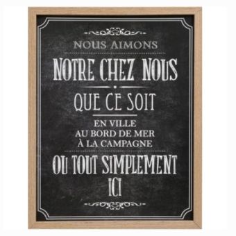 Bistrot Decorative Frame 31.5 x 24.5cm