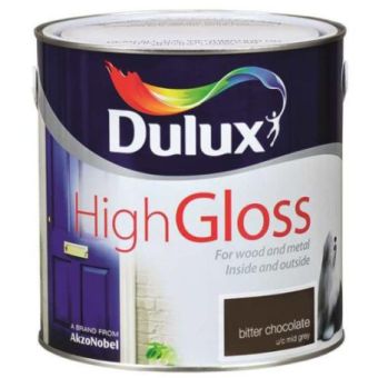Dulux High Gloss Bitter Chocolate - 2.5L