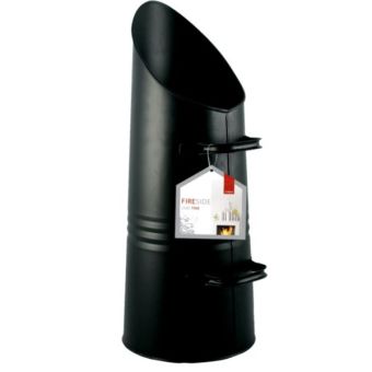 22" Matt Black Coal Hod