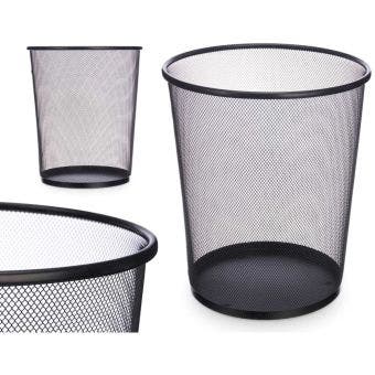 Black Mesh Paper Bin 29.5cm 