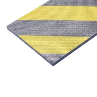 Black & Yellow Wall Protector 100x15x1cm