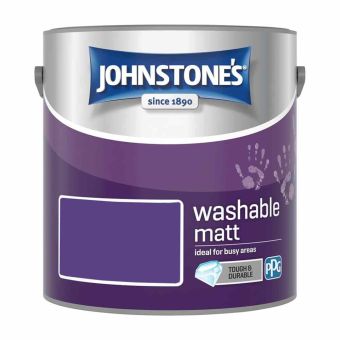 Johnstones Interior Washable Matt Paint - Blackcurrant Magic 2.5L