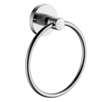 Blue Canyon Matrix Towel Ring Holder Chrome Knurled Zinc Alloy Bathroom Ring