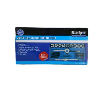 BlueSpot 20 Piece Tap & Die Wrench Set
