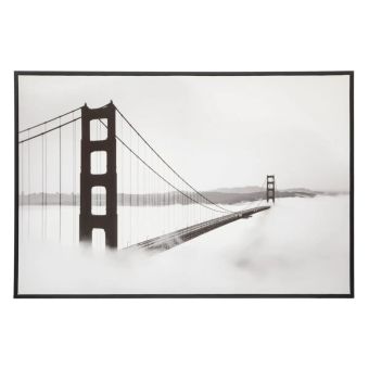 Bridge Art Print on Framed Canvas - 60x90cm