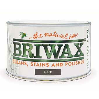 Briwax Wax Polish – Black 370g I Cleans, Stains and Polishes for a Deep, Enriched Wood Finish