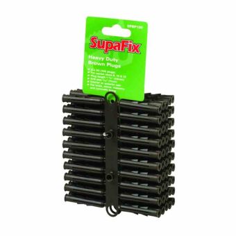 SupaFix Heavy Duty Plugs Brown Pack 100