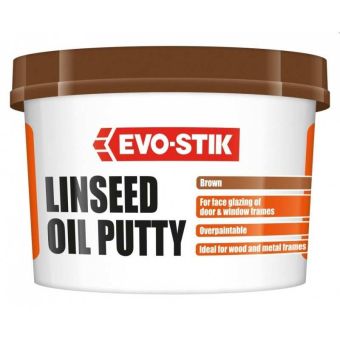 Evo-Stik Linseed Oil Putty - Brown 1Kg