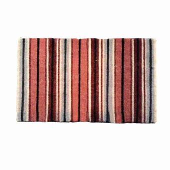 Bruce Starke Vico Red Coir Door Mat - 45x75cm