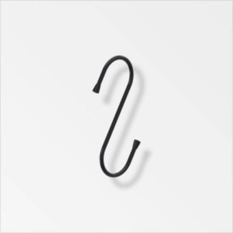 Black Bucket Hook Multi-Purpose S Hook Storage Solution