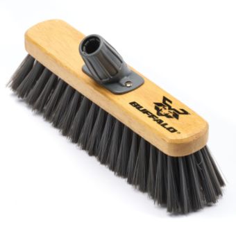 Buffalo 12 Inch Soft PVC Sweeper Broom Head | Gentle Indoor Sweeping with Durable PVC Bristles