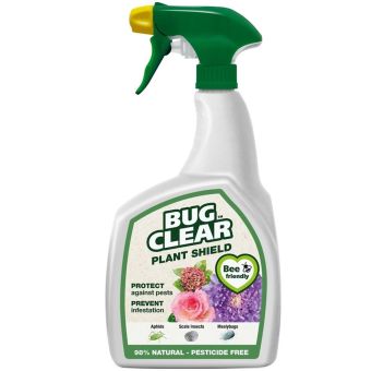 Bug Clear Plant Shield Spray Pesticide Free Bug Killer Blackfly Whitefly 800ml