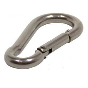 Carbine Hook Stainless Steel - 6mm