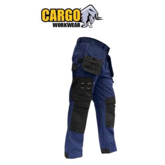 Cargo Regal Ripstop Polycotton Navy Work Trousers - Size 40