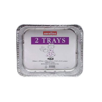 Caroline Foil Tray 1780cc/60oz - Pack of 2