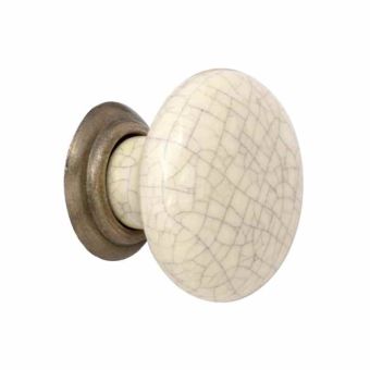 Winchester Cream Ceramic Knob 35mm