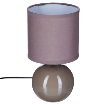 Ceramic Table Lamp - Taupe