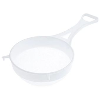 Chef Aid White Sieve 12cm – Multi-Purpose Kitchen Sieve and Colander with Handle