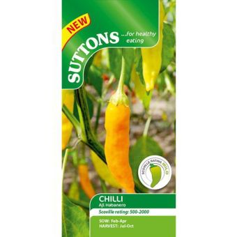 Chilli Pepper ‘Aji Habanero’ Seeds | Mild Heat with Rich Citrus Flavour