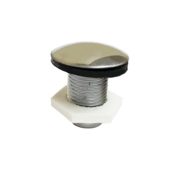 Chrome Plated Cistern Blanking Plug