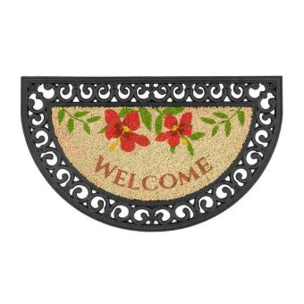 Coco Relief Welcome Leaves Door Mat - 45 X 75cm