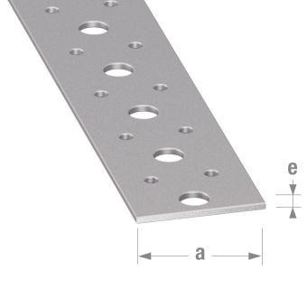 Cold Profiled Steel Perforated 40mm x 2mm x 2m