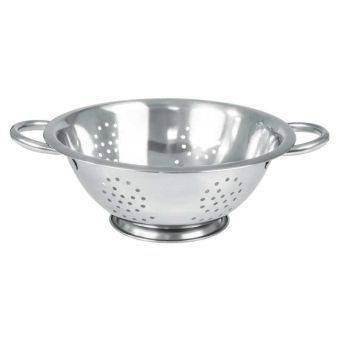 20cm Deep Collander Stainless Steel