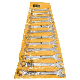 Benson Pro Combination Spanner Set 12 Piece 6mm to 22mm with Storage Case