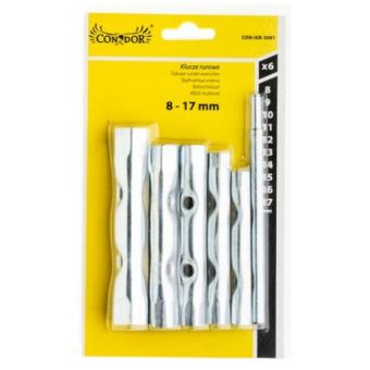 Pipe wrench set 6-17 mm - 6 pcs.