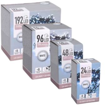 Cool white LED Battery Christmas Lights