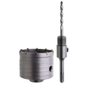 Drel 80mm Core Drill Bit With SDS Plus Drill Bit