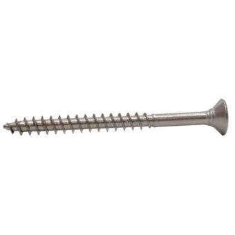 5mm x 60mm Stainless Steel Chipboard Screws CRCS Head Countersunk - Each
