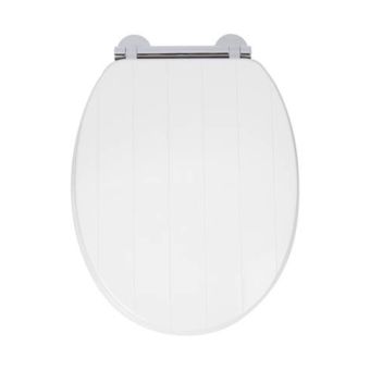 Croydex Portland White Toilet Seat