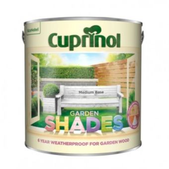 Cuprinol Colour Mixing Garden Shades Medium Base 2.5L