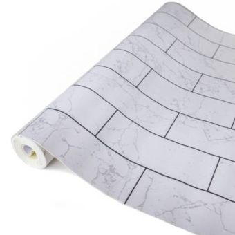 D-C-fix Splendid Marble Subway Tile 3D Splashback Wallpaper 4m X 67.5cm